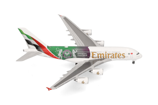 [予約]herpa wings 1/500 (ダイキャスト製) A380 エミレーツ航空 "Wimbledon Official Partner" A6-EOE