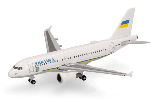 herpa wings 1/500 (ダイキャスト製) A319ACJ ウクライナ政府専用機 UR-ABA
