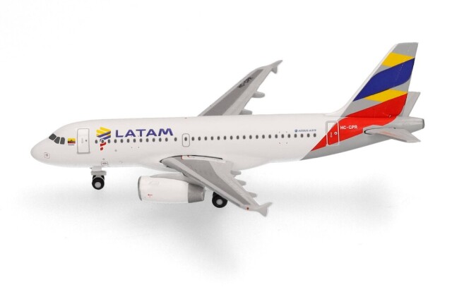 herpa wings 1/500 (ダイキャスト製) A319 LATAM航空 エクアドル HC-CPR