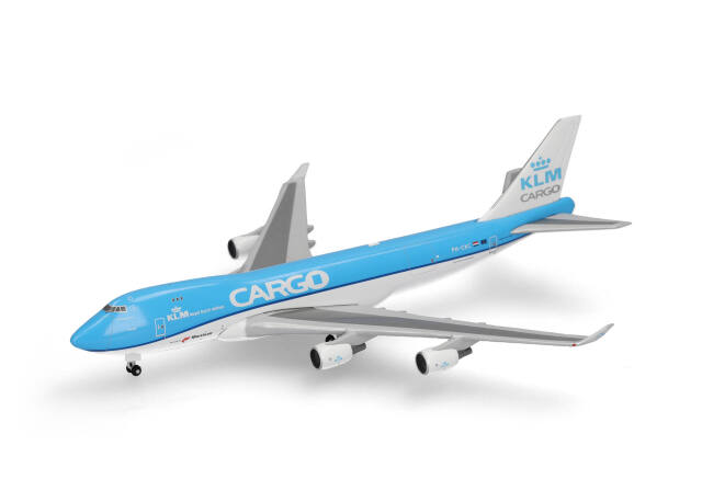 [予約]herpa wings 1/500 (ダイキャスト製) 747-400ERF KLMカーゴ "Oranje" PH-CKC