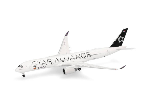 herpa wings 1/500 (ダイキャスト製) A350-900 タイ航空 "Star Alliance" HS-THU