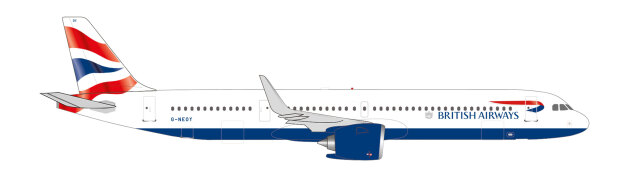 herpa wings 1/500 (ダイキャスト製) A321neo ブリティッシュエアウェイズ G-NEOY