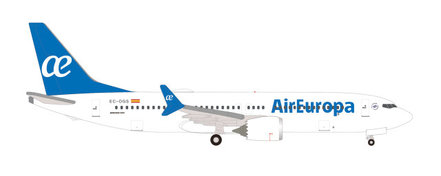 [予約]herpa wings 1/500 (ダイキャスト製) 737 Max 8 エア・ヨーロッパ EC-OGS