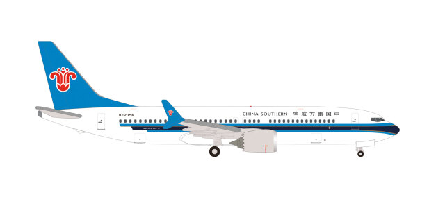 [予約]herpa wings 1/500 (ダイキャスト製) 737 Max 8 中国南方航空 B-205K