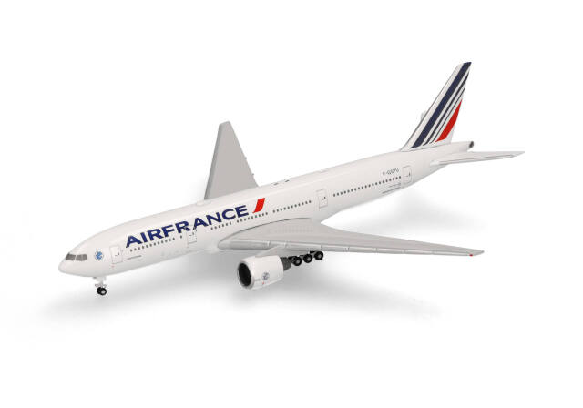 herpa wings 1/500 (ダイキャスト製) 777-200 エールフランス "Saint-Etienne" F-GSPU