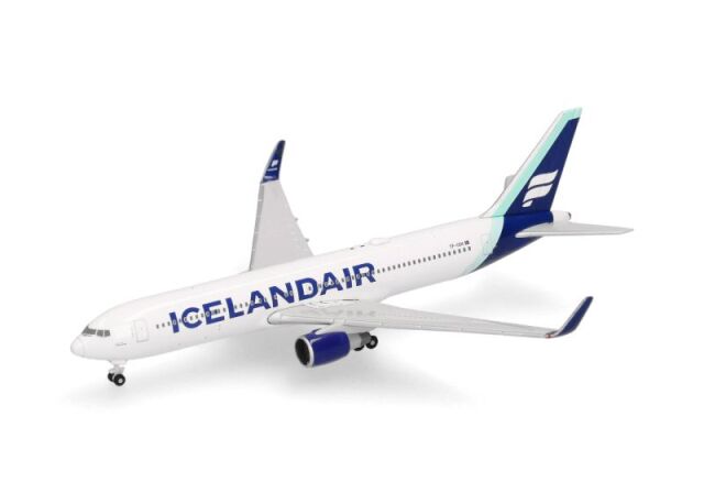 herpa wings 1/500 (ダイキャスト製) 767-300 アイスランド航空 "Sv?rtuborgir" TF-ISN