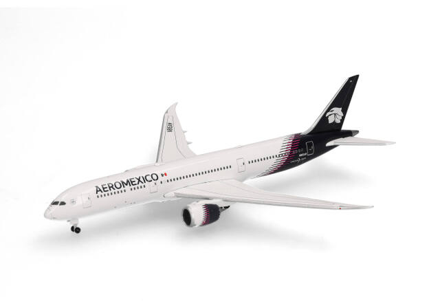 herpa wings 1/500 (ダイキャスト製) 787-9 アエロメヒコ航空 新塗装 N815AM