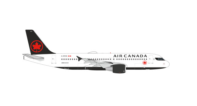 [予約]herpa wings 1/500 (ダイキャスト製) A320 エアカナダ C-FCYX