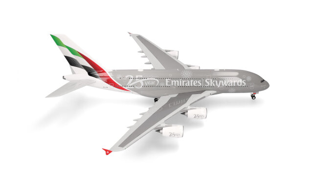 [予約]herpa wings 1/500 (ダイキャスト製) 1/500 A380 エミレーツ航空 "Skywards 25 Year Anniversary" A6-EUE