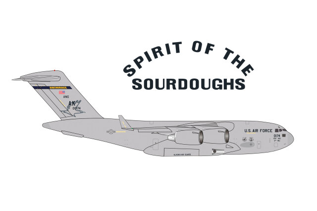 [予約]herpa wings 1/500 (ダイキャスト製) C-17A アメリカ空軍 第517輸送飛行隊 エルメンドルフ空軍基地 00-0174