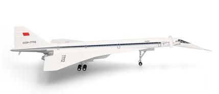 herpa wings 1/200 TU-144D アエロフロート・ロシア航空 ジンスハイム自動車技術博物館 CCCP-77112