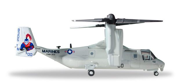 herpa wings 1/200 (ダイキャスト製) MV-22 アメリカ海兵隊 VMM-365 "Blue Knights" 168305/00