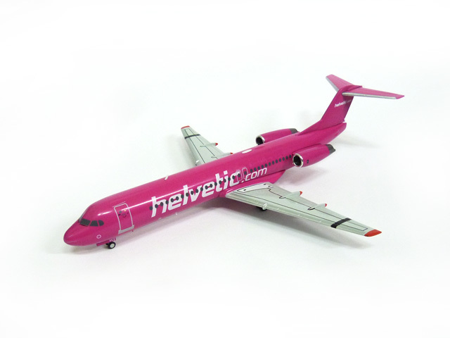 herpa wings 1/200 Fokker 100 ヘルベティック航空 HB-JVC