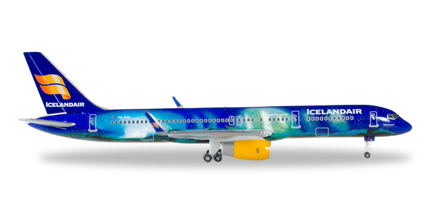 herpa wings 1/400 757-200 アイスランド航空 "Hekla Aurora" TF-FIU