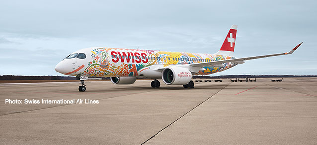herpa wings 1/400 A220-300 スイスインターナショナル "F&ecirc;te des Vignerons" HB-JCA
