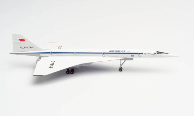 herpa wings 1/400 Tu-144S ツポレフデザインビューロ Le Bourget 1975 CCCP-77144