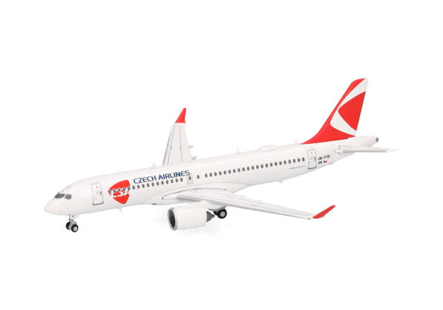 herpa wings 1/400 (ダイキャスト製) A220-300 CSA チェコ航空 OK-FYD