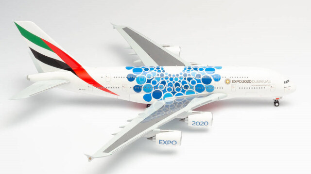 herpa wings 1/200 A380 エミレーツ航空 Expo 2020 Dubai "Mobility" A6-EOC