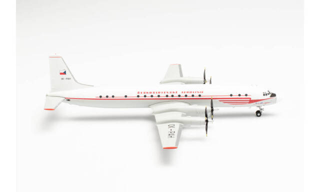 herpa wings 1/200 IL-18 チェコスロバキア航空 OK-PAH