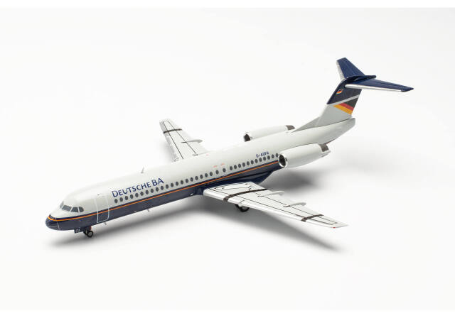 herpa wings 1/200 Fokker 100 ドイチェ BA D-ADFA