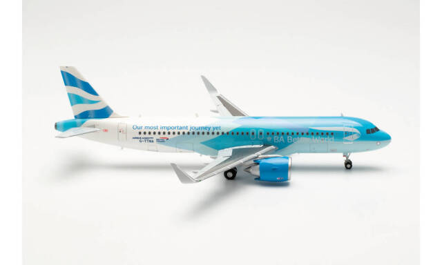 herpa wings 1/200 (プラスチック製) A320neo ブリティッシュ・エアウェイズ “BA Better World” G-TTNA