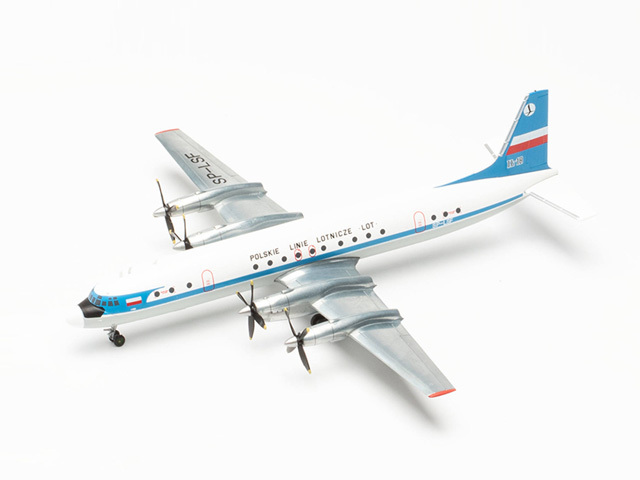 herpa wings 1/200 IL-18 LOTポーランド航空 SP-LSF