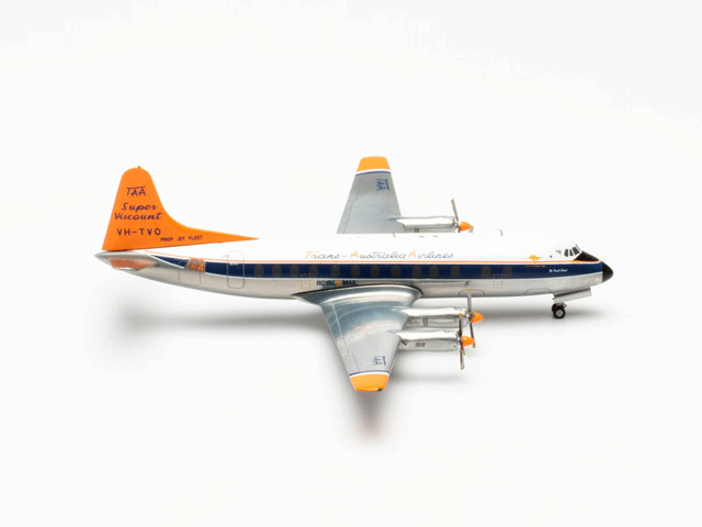 herpa wings 1/200 Vickers Viscount 800 トランスオーストラリア航空 “McDouall Stuart” VH-TVQ