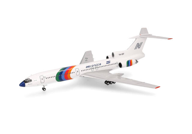 herpa wings 1/200 (ダイキャスト製) TU-154M アエロニカ "Momotombo" YN-CBT