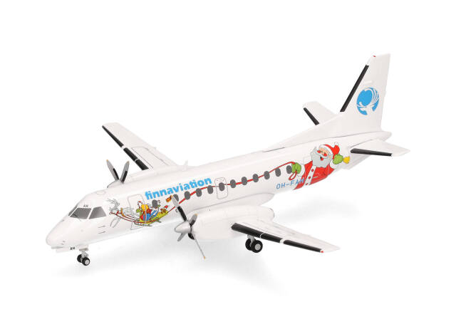 herpa wings 1/200 Saab 340 フィンエアー "Santa" OH-FAH