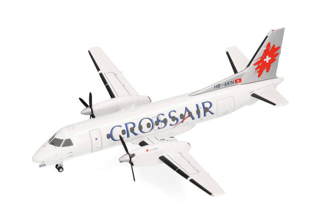 herpa wings 1/200 (ダイキャスト製) Saab 340 クロスエア HB-AKN