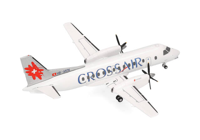 herpa wings 1/200 (ダイキャスト製) Saab 340 クロスエア HB-AKN ガリバー