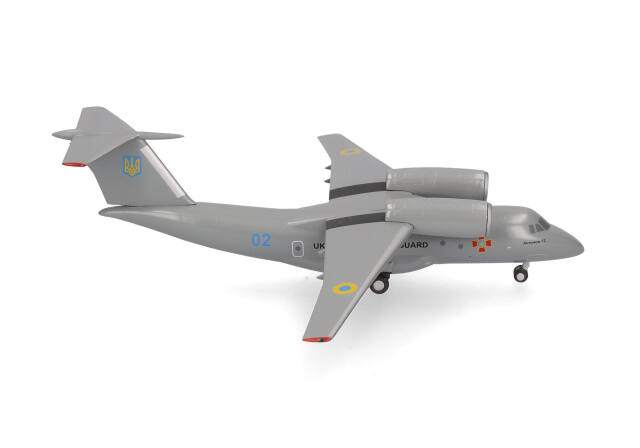 [予約]herpa wings 1/200 (プラスチック製) AN-72 ウクライナ国家警備隊 02 ブルー