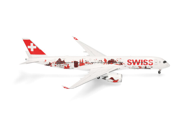 [予約]herpa wings 1/200 (プラスチック製) A350-900 スイスインターナショナルエアラインズ "Wanderlust" HB-IFA