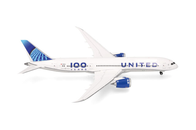 [予約]herpa wings 1/200 (プラスチック製) 1/200 787-9 ユナイテッド航空 "100 Years" N61101
