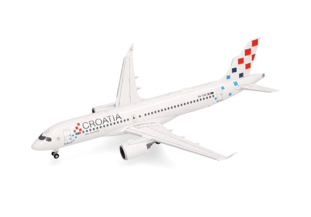 herpa wings 1/200 (ダイキャスト製) A220-300 クロアチア航空 "Zagreb" 9A-CAE