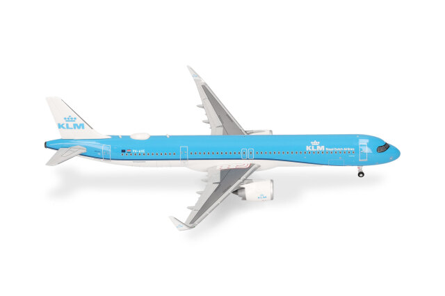 [予約]herpa wings 1/200 (プラスチック製) A321neo KLMオランダ航空 “Landkaartje/Map Butterfly” PH-AXE