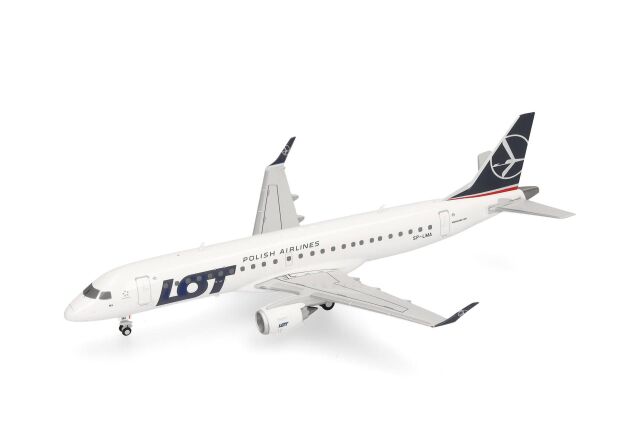 herpa wings 1/200 (プラスチック製) E190 LOTポーランド航空 SP-LMA