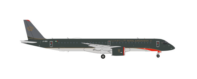 [予約]herpa wings 1/200 (プラスチック製) E195-E2 ロイヤル・ヨルダン航空 "Ma'an" JY-REB