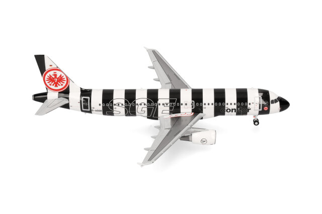 [予約]herpa wings 1/200 (プラスチック製) A320 コンドル航空 " EintrachtFrankfurt" D-ASGE