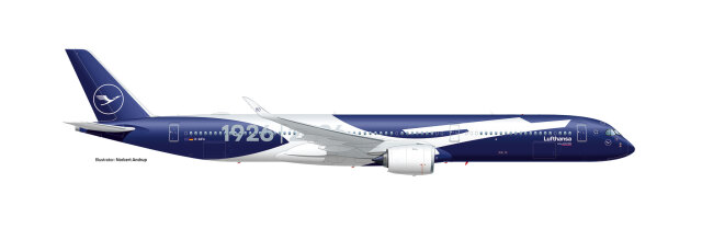 [予約]herpa wings 1/200 (プラスチック製) A350-1000 ルフトハンザ航空 "100 Jahre" "Deutschland" D-AIFA