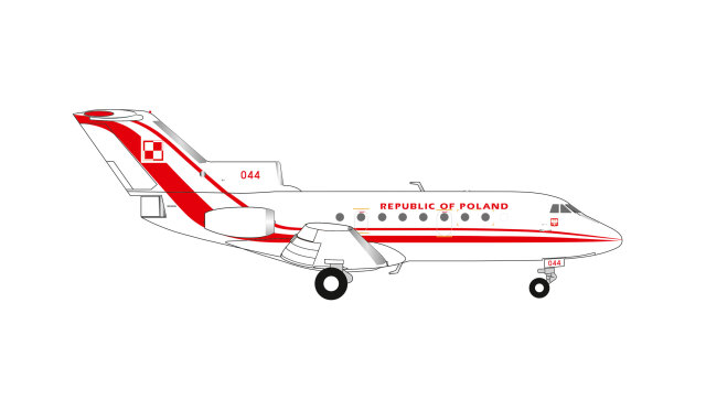 [予約]herpa wings 1/200 (ダイキャスト製) Yak-40 ポーランド共和国 044