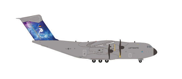 [予約]herpa wings 1/200 (ダイキャスト製) A400M ドイツ空軍 LTG 62 ヴンストルフ基地 "70 Jahre Luftwaffe" 54+09