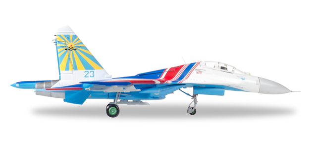 herpa wings 1/72 Su-27UB ロシア空軍 ロシアンナイツ 237th #23 blue