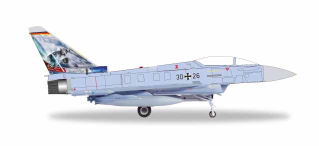 herpa wings 1/72 ユーロファイター ドイツ空軍 "Atlantic Tiger" 3026