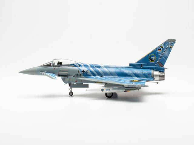 herpa wings 1/72 ユーロファイター ドイツ空軍 第74戦闘航空団 “Bavarian Tigers” 60周年記念 31+01