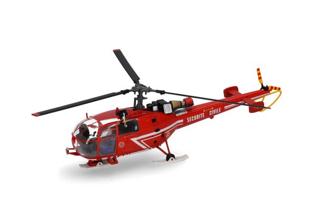 herpa wings 1/72 SA 316 民間防衛 GHSC Base Chamonix ル・ブルジェ航空宇宙博物館 F-ZBAN