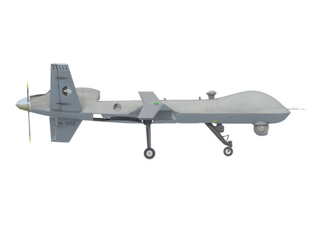 [予約]herpa wings 1/72 (ダイキャスト製) MQ-9A リーパー ブロック5 オランダ空軍  306th SQ M-002