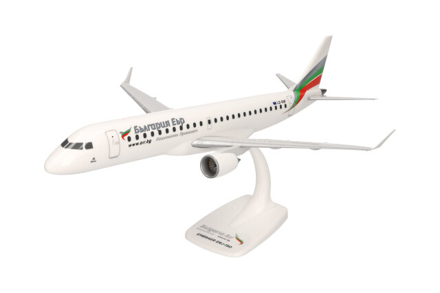 [予約]herpa wings 1/100 (プラスチック製) E190 ブルガリア航空 LZ-SOF ※スナップフィット