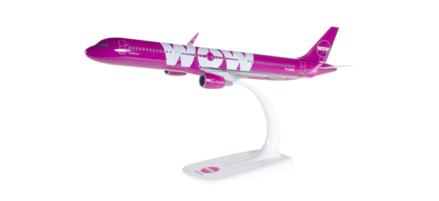 herpa wings 1/200 (プラスチック製) A321 WOW航空 TF-MOM ※スナップフィット