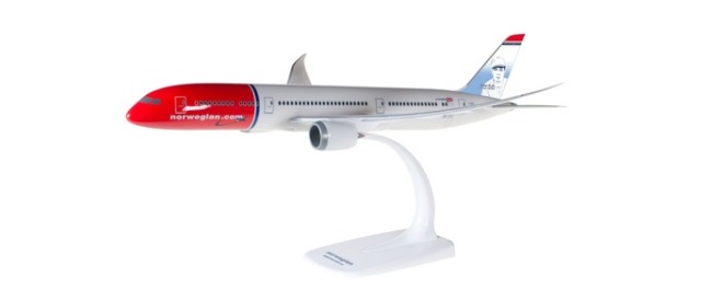 herpa wings 1/200 (プラスチック製) 787-9 ノルウェージャンエアシャトルG-CKMU "Babe Ruth" ※スナップフィット